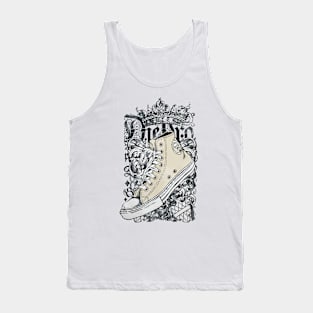 Abstract Sneakers Tank Top